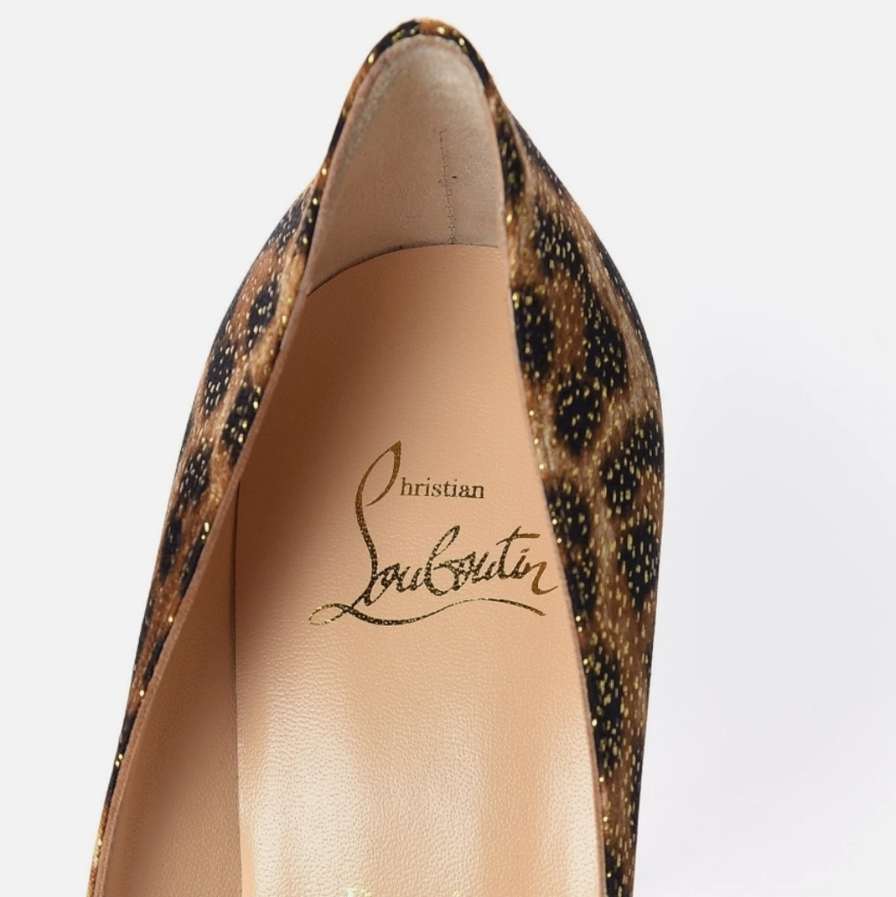 Christian Louboutin Fetish Peep-Toe Pumps - Picture 9 of 10